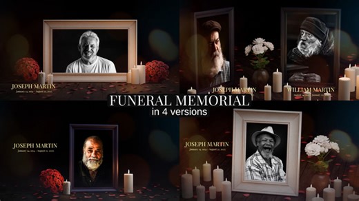 Funeral Memorial Slideshow – In Loving Memory Tribute Video