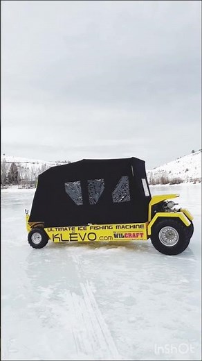 Ice fishing in the wilcraft ice machine