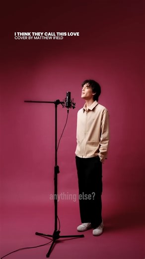 31K views · 361 reactions | @matthew.ifield serenades us  this afternoon with his calm cover of 'I Think They Call This Love' ❤️ Listen to the cover here: https://www.youtube.com/watch?v=3HDWlcheW1w #matthewifield #ithinktheycallthislove #cover | UMG Philippines | Facebook