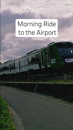 Morning Ride to the Airport #train #railways #short #keretaapi #railfan #ytshorts