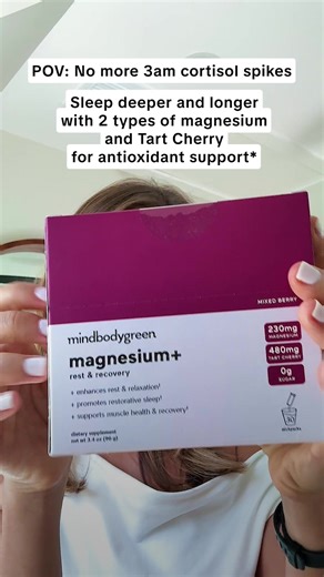 1.2K views | "If you’re ready to step up your sleep game, mindbodygreen's magnesium+ might be the one thing you’ve been missing. Trust me, your body (and brain) will thank you." | mindbodygreen | Facebook