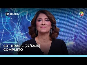 Assista à íntegra do SBT Brasil deste sábado (27/12/2025) | #SBTBrasil