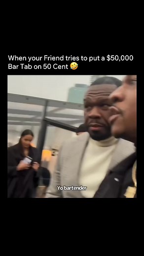 TWST on Instagram: ""Yo bartender, let me get 100 bottles of Hennessy, 500 bottles of Tequila, and 600 bottles of Branson Cognac... and put it on his tab! It's 50 Cent!" The moment @50cent realized his friend was dead serious about dumping a crazy, impulsive bill for 1,200 bottles on him is pure comedy. The instant “Nah, nah, nah—I’m not paying for that” response is classic Curtis Jackson behavior 😂💀 This is the ultimate celebrity friendship test, and it went downhill fast. The funniest part?