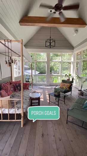 Spectacular Screened-In Porch Tour by Axel Reed