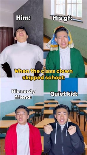 When the class clown skipped school 😂