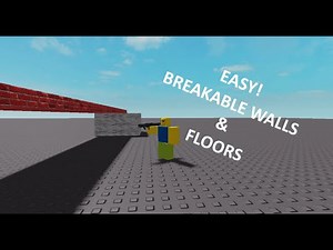 How to make a breakable wall in Roblox Studio!