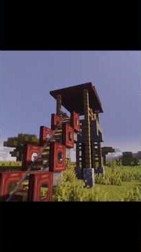 Minecraft : How to build a fun way like single slide in minecraft 🛝#minecraft #viral