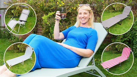 I tried out sun loungers for garden - the winner could be used for camping trips