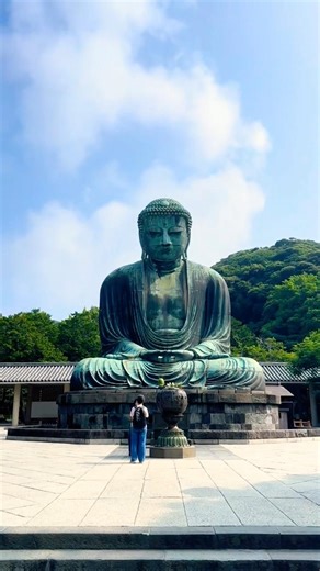 【圧巻】青空に映える巨大な仏像！鎌倉大仏の圧倒的な美しさと歴史 🪷✨ The Great Buddha of Kamakura: Kotoku-in