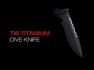 Atomic Aquatics - TI6 Titanium Dive Knife