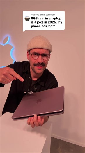 Replying to @Ben fun fact: up untill a few months ago I daily drove an 8gb ram MacBook Air as a creative professional. Never had a single issue