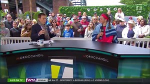 She made the final here in 2017. Then she won ROLAND-GARROS. Jelena Ostapenko has found some incredible results on clay. She spoke to Steve Weissman after her opening round in in Charleston. | Tennis Channel