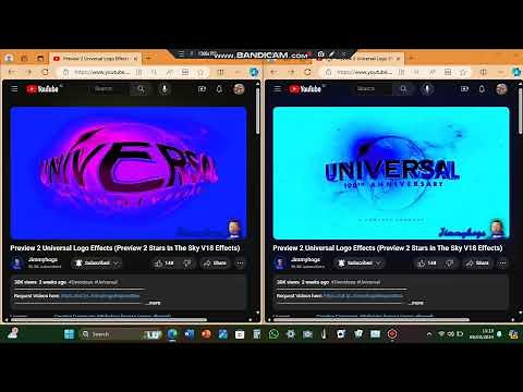 Preview 2 Universal Logo Effects (Preview 2 Stars In The Sky V18 Effects) Combined