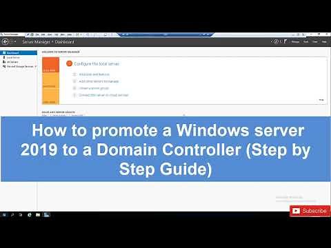 How to promote a Windows Server 2019 to a Domain Controller (Step by Step Guide)