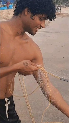 Fishing as a Hobby–Relaxing Time at Trikanad Coast, Kasaragod #shorts