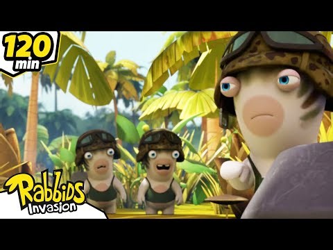 🪖¿Podrán Los Rabbids Militares cumplir su Misión de Rscate? 🤪 Rabbids La Invasión 🐰 Dibujos animados