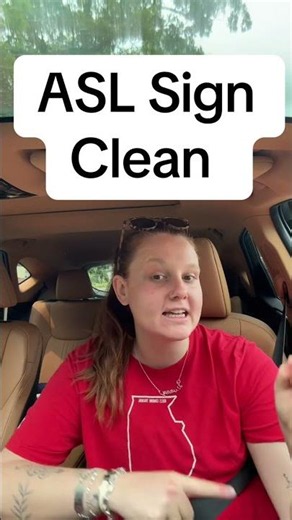 Learn How To Sign "Clean" in ASL for Beginners | American Sign Language #shorts