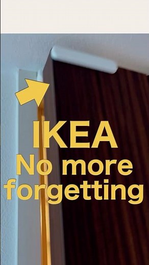 Never Forget to Turn Off the Lights Again! IKEA's Smart Solution 💡✨for Small Closets🚪#ikea