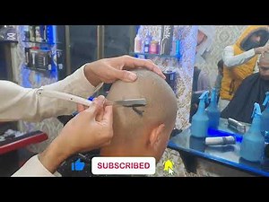 How To EASILY Shave Your Head BALD With A Razor For The First Time#haircut #asmarwithali