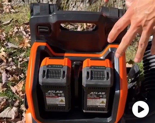 Atlas 80V Backpack Blower Video - Harbor Freight