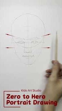 Zero to Hero Portrait Drawing#drawing #drawingtutorial #learntodraw #portraitdrawing #sketching