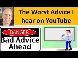 Retirement Advice I ignore from YouTube -- Here are 9