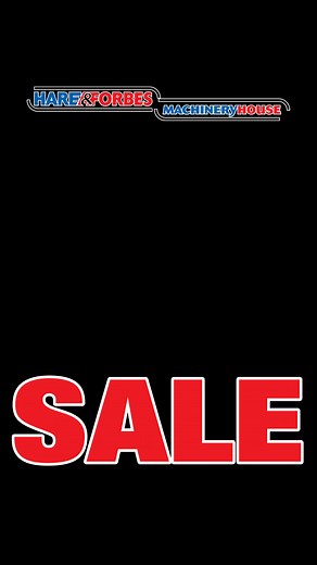 Still need new machinery or tools? Now’s your last chance to save big. 💰 The Hare & Forbes 95-Year Birthday Sale wraps up November 30. ⏳ | Hare & Forbes Machineryhouse