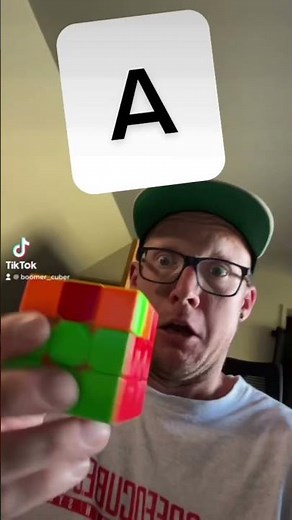 G perms in comp be like #speedcube #speedcubing #cubing #rubikscube #gancube