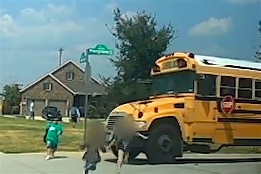Texas Bus Driver Almost Runs Over Children As Parents Are Left In Shock
