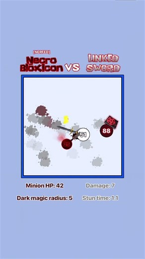 Necrobloxicon 📖 VS Linked Sword ⚔️ #simulation #relaxing #roblox #earclacks #weaponball