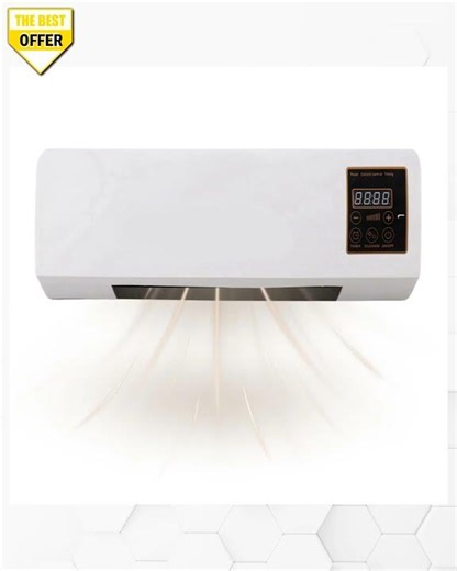 𝓓rumstone (𝟏𝟔 𝐘𝐄𝐀𝐑 𝐖𝐀𝐑𝐑𝐀𝐍𝐓𝐘) Indoor Wall Heater 1500W – Quiet Operation, 8H Timer, Air Conditione...