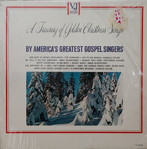 Various - A Treasury Of Golden Christmas Songs By America's Greatest Gospel Singers