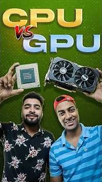 CPU vs GPU Explained in 1 Minute!