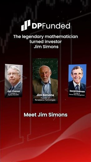 Jim Simons — the math genius who used algorithms to outsmart Wall Street. 🧠📈#DPFunded #JimSimons