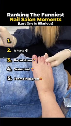Ranking The Funniest Nail Salon Moments Pt.12 😂