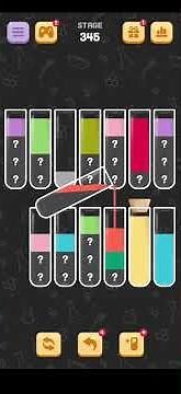 Water Sort Quest Level 345 Walkthrough Solution Android/iOS