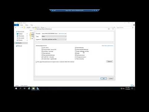 Setting File and Folder Permissions