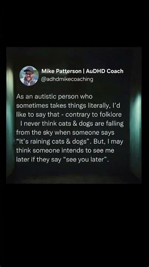 literal thinking in autism explained | Subscribe for more #motivation 😊👍
