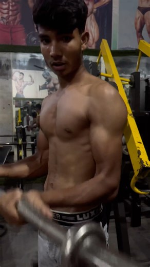 Army boy biceps exercise