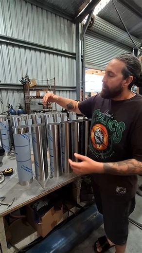 Every resonator body we build follows this same process. No shortcuts, just proper fabrication from raw stainless through to a finished performance part. That’s how we make sure what goes under your car is built to last. 👉 See more of what we do at https://adrenalinr.com/ | AdrenalinR