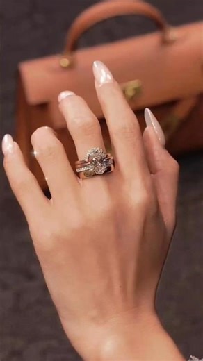 Oval Diamond Engagement Ring ✨ The Perfect Proposal Ring #shorts #engagementring