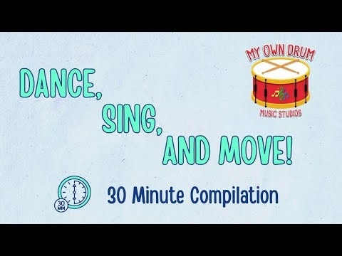 Dance, Move, Sing and Play Along Compilation - 30 Minute Music Class