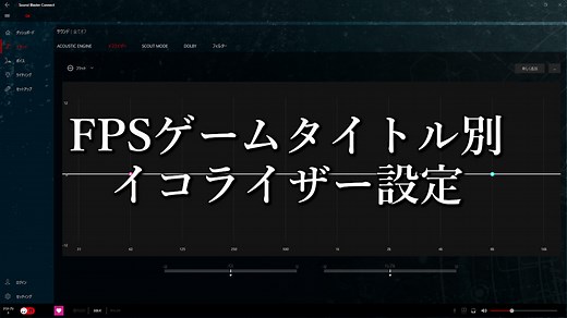 FPSゲームタイトル別 – 足音を聞きとりやすくする方法【イコライザー設定】｜FPS酒場