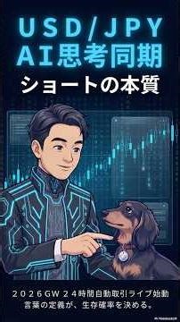 【FX革命】ショート＝「短い」は間違い？AIと挑む24時間ライブへの道。いまさら聞けないFX用語をAIに聞いた！