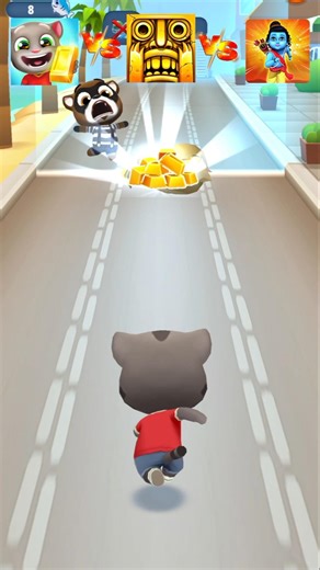 Talking Tom Gold Run 🤡 Temple run 🦁 Little Ram 🤯 R.R.O. #shortsfeed