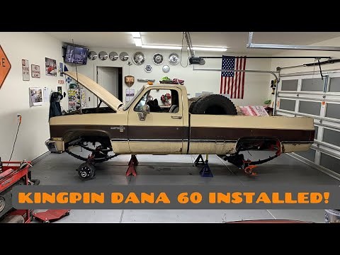 K30 Trail Build, Kingpin D60 front axle installed!