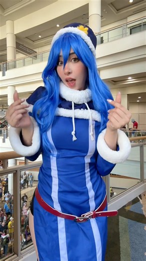 IM NOT A BLUEBERRY 😭 #juvia #cosplay #egirl