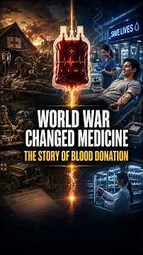 World War Gave Us Blood Donation? #BloodDonation #WorldWar2 #BloodBank #Medicine #MedicalHistory