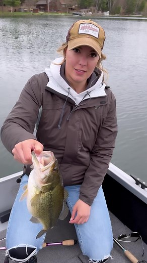 32K views · 1.7K reactions | Talk about a swift exit  #fishing #bassfishing #girlsthatfish #Wisconsin #camping #catchandrelease #largemouthbass | Krysten Potega | Facebook