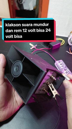 Klakson Suara Arab untuk Mobil: Mundur & Rem 12-24 Volt